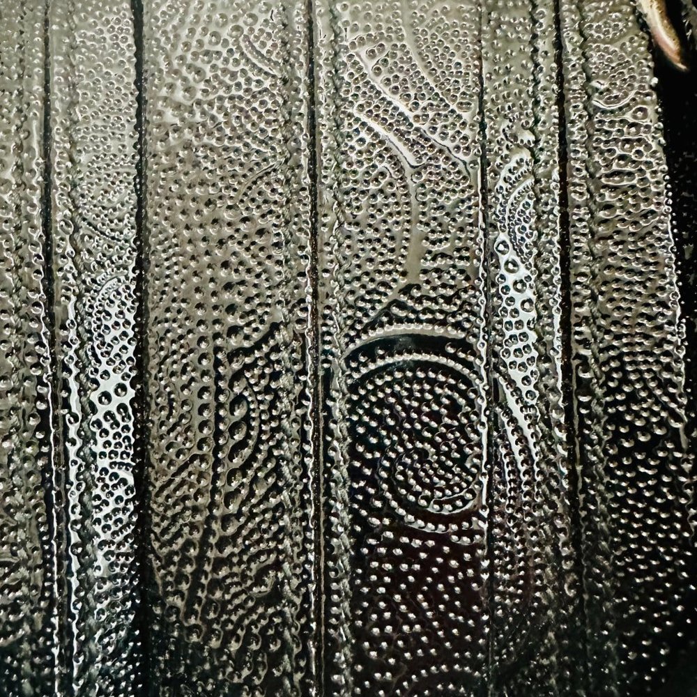 ALEXANDER MCQUEEN NOVAK PAISLEY PATENT LEATHER SATCHEL BAG LIMITED EDITION RARE - Picture 4 of 13
